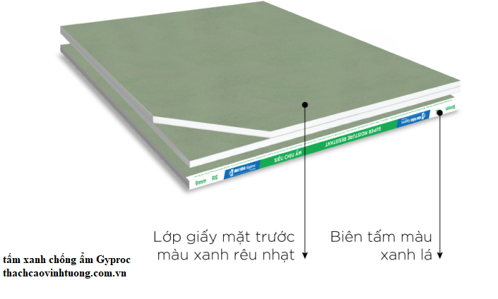 TẤM THẠCH CAO TIÊU CHUẨN GYPROC